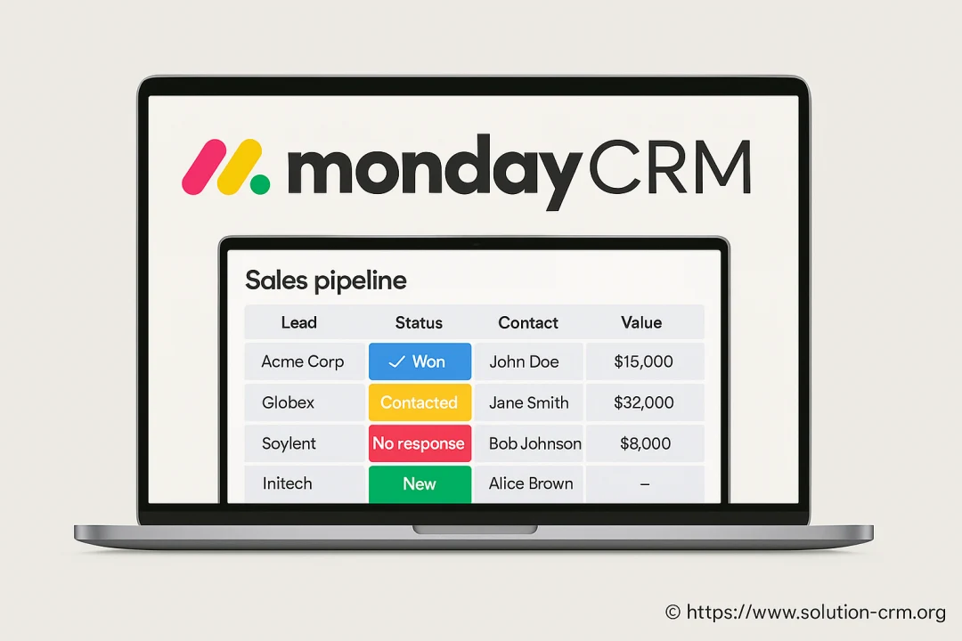 Guide Monday CRM : ventes, pipelines, automatisation et collaboration