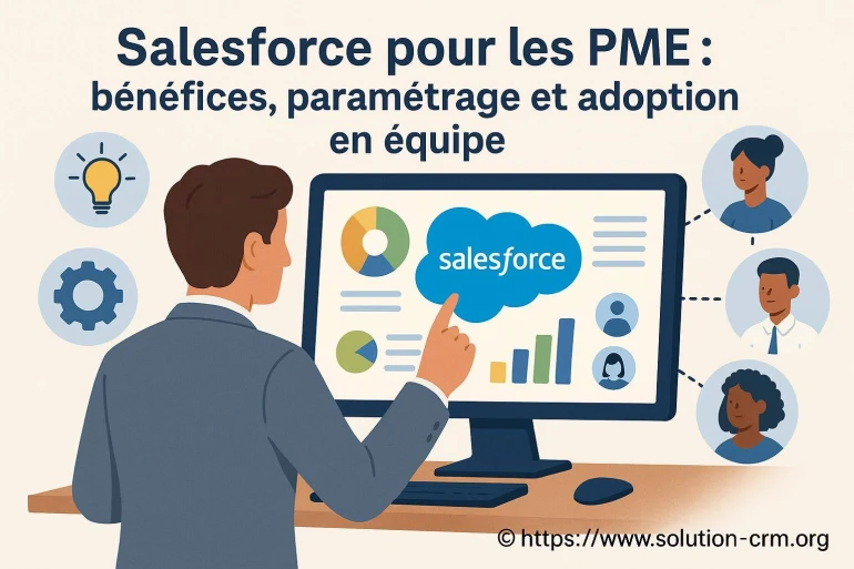 Salesforce pour les PME : quels bénéfices et comment réussir le paramétrage et l’adoption en équipe ?