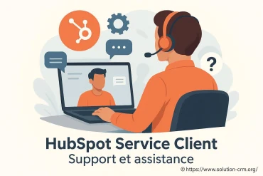 HubSpot service client : support et assistance