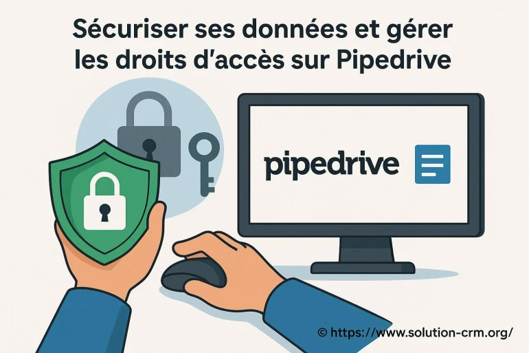 Sécuriser ses données et gérer les droits d’accès sur Pipedrive : quelles bonnes pratiques adopter ?