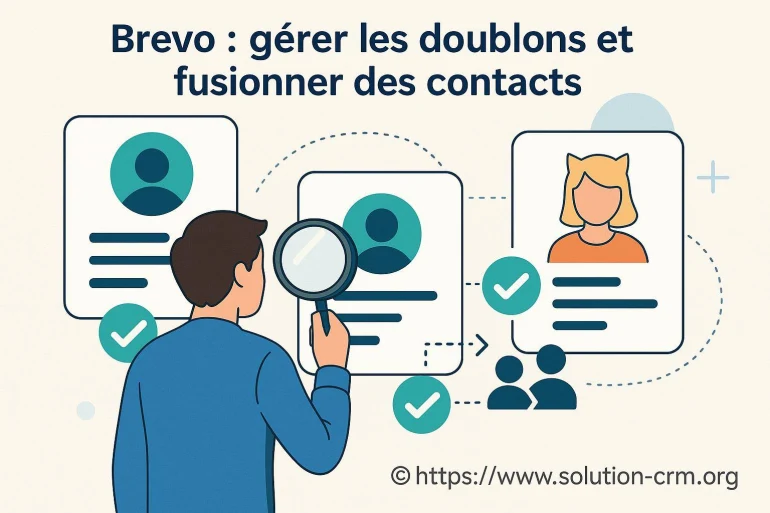 Brevo : comment gérer les doublons et fusionner des contacts efficacement