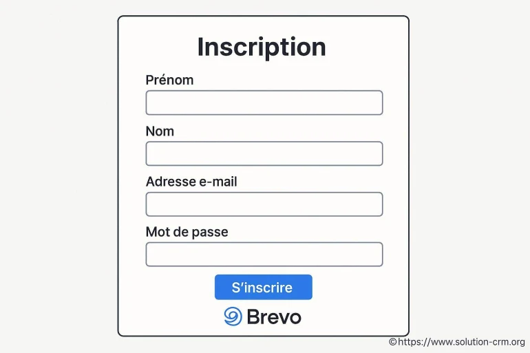 Créer un formulaire d'inscription avec Brevo : guide pratique