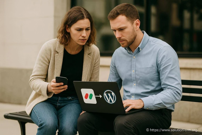 Deux personnes concentrées sur un ordinateur portable