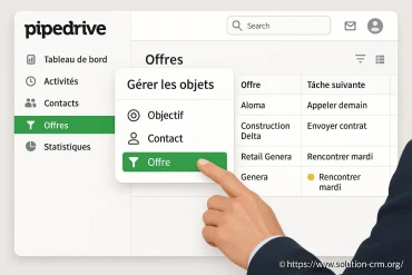 Pipedrive : comment optimiser la gestion des objets et lâinterface utilisateur