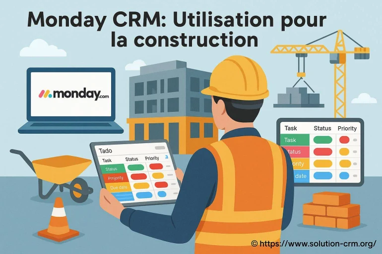 Monday CRM : comment optimiser la gestion de projets dans la construction