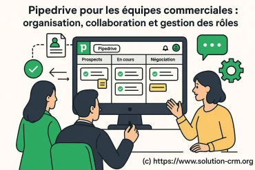 Pipedrive pour les équipes commerciales : comment optimiser organisation, collaboration et gestion des rÎles