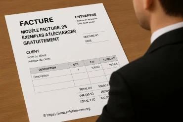 Modèle facture : 25 exemples gratuits et conformes en 2025