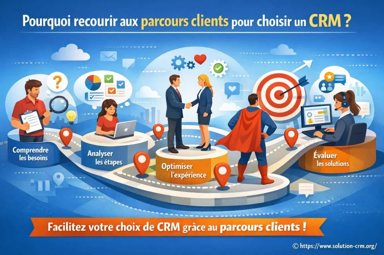 Pourquoi recourir aux parcours clients pour choisir un CRM ?