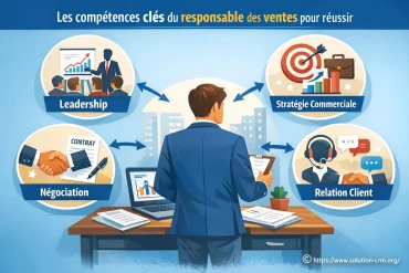 Les compétences clés du responsable des ventes pour réussir