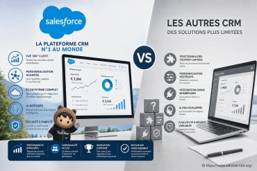 Salesforce vs les autres CRM : points forts et différences à connaître