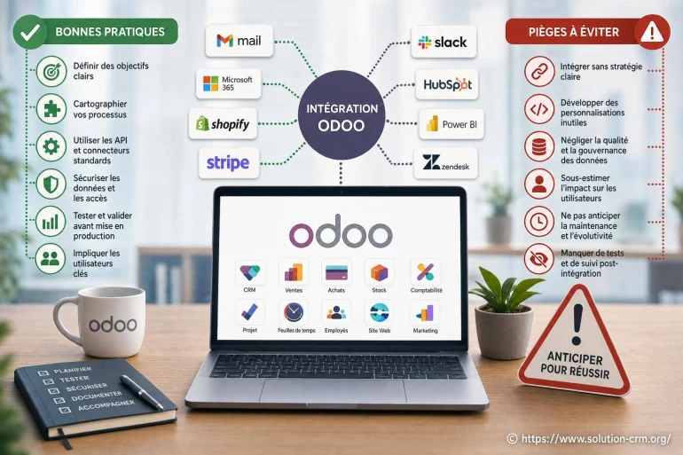 Intégrer Odoo à vos outils existants : bonnes pratiques et pièges à éviter