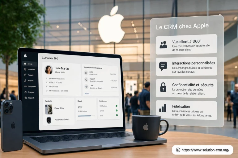 Quel CRM utilise Apple ? Découvrez sa stratégie de gestion client