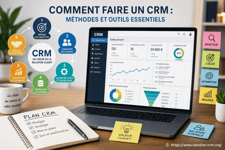 Comment faire un CRM : méthodes et outils essentiels ?