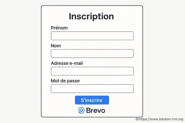 Créer un formulaire d'inscription avec Brevo : guide pratique
