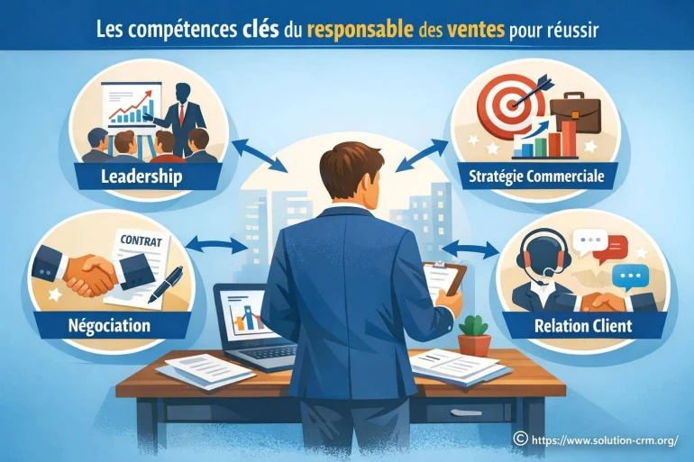 Les compétences clés du responsable des ventes pour réussir