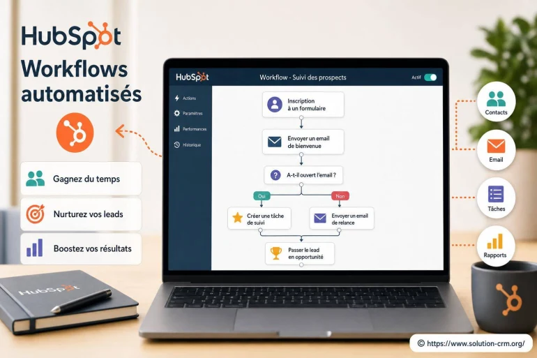 Créer des workflows automatisés dans HubSpot pour optimiser votre gestion commerciale