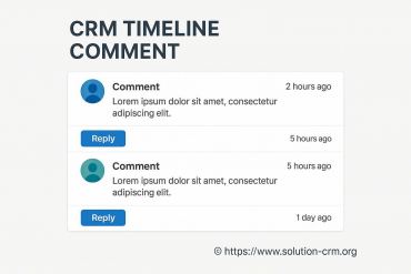 Crm timeline comment lister efficacement les commentaires