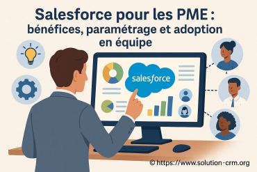 Salesforce pour les PME : quels bĂ©nĂ©fices et comment rĂ©ussir le paramĂ©trage et lâadoption en Ă©quipe ?