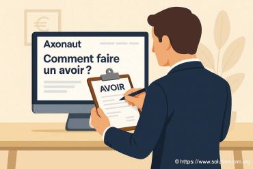 Axonaut : comment faire un avoir facilement