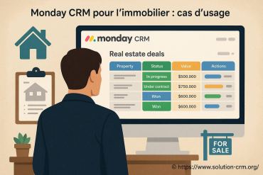 Monday crm pour l'immobilier : quels cas d'usage privilégier