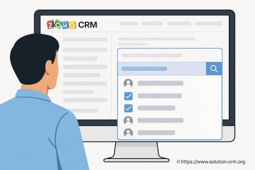 Utiliser le lookup multi-sélection dans zoho crm pour optimiser votre gestion