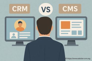 Crm vs cms : différences clés et quel logiciel choisir pour votre entreprise
