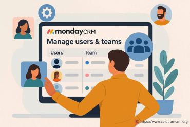 Gérer les utilisateurs et équipes dans monday CRM : guide complet