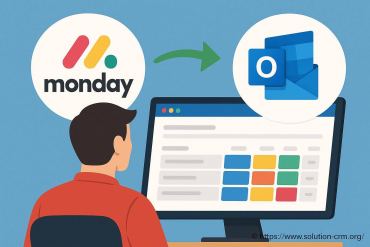Monday crm : comment rĂ©ussir lâintĂ©gration avec outlook