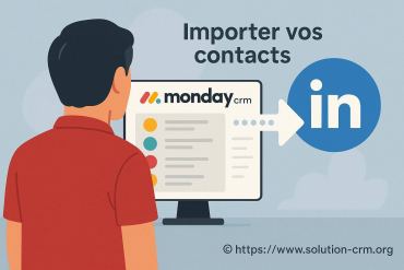 Monday CRM et LinkedIn : comment importer efficacement vos contacts