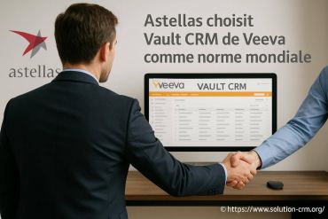 Astellas adopte vault crm de veeva comme norme mondiale en 2025