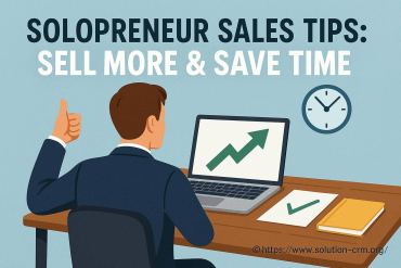Conseils de vente pour solopreneurs : vendre plus et gagner du temps