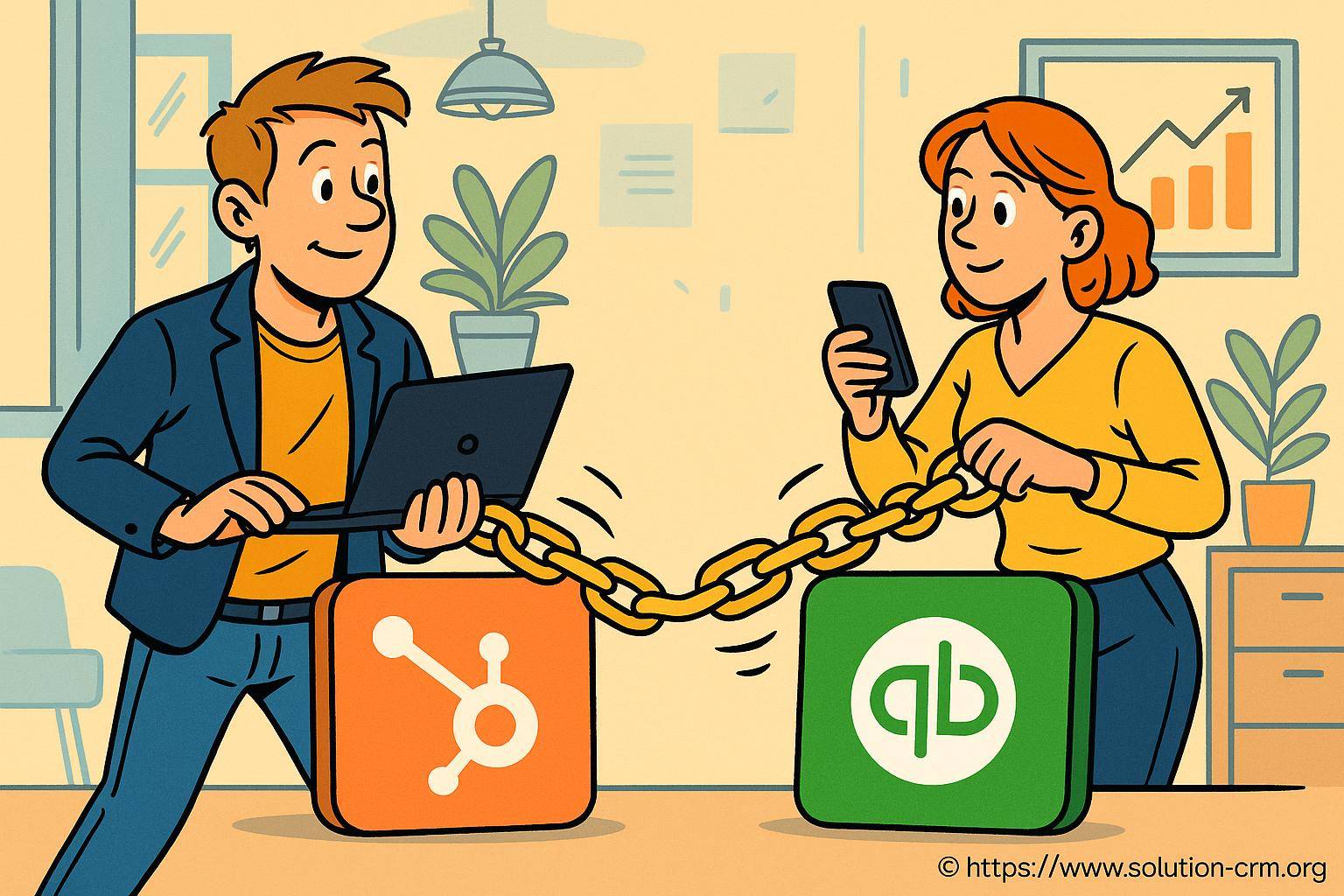 Connexion entre HubSpot et QuickBooks