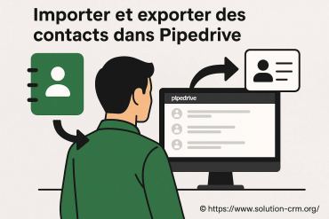Importer et exporter des contacts dans pipedrive : comment faire facilement