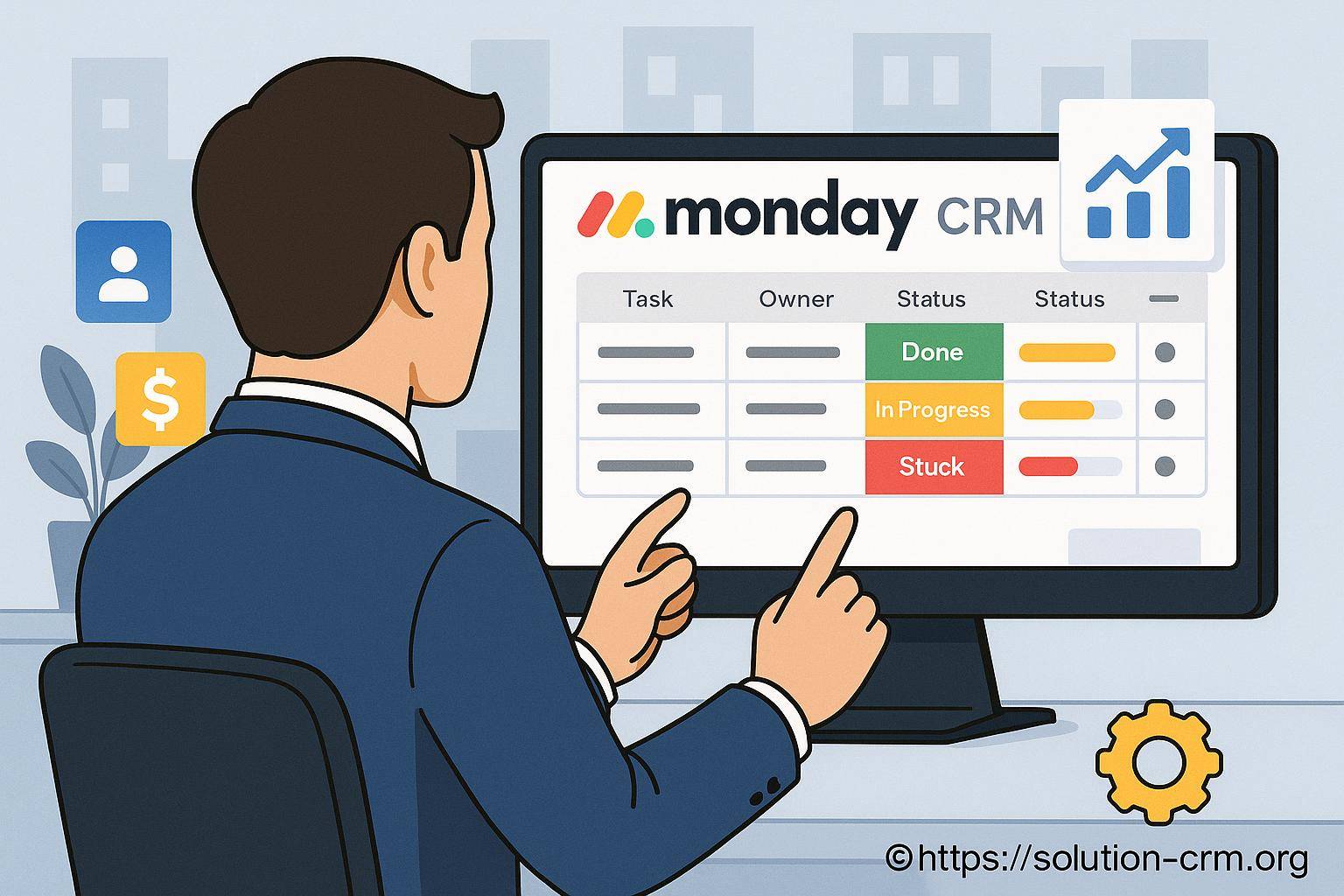 Monday crm : comment l’utiliser efficacement pour les entreprises