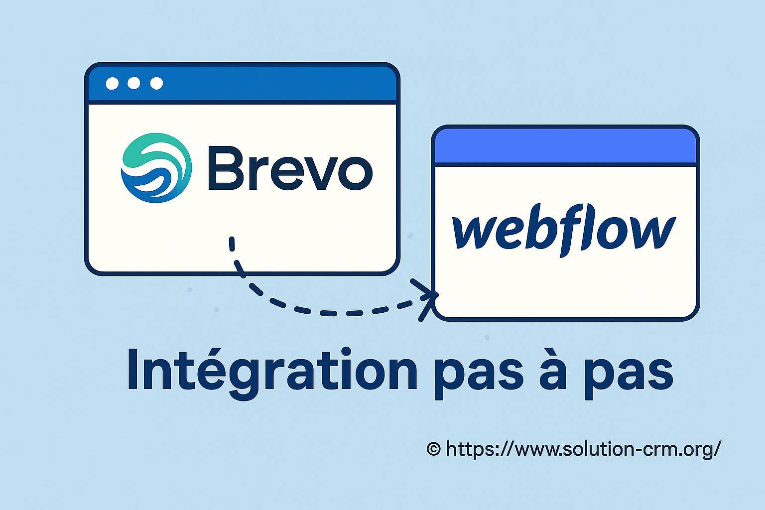 Brevo et webflow : guide d’intégration pas à pas pour votre CRM