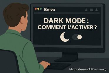 Brevo : comment activer le dark mode facilement ?