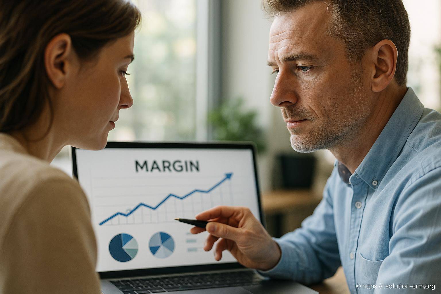 discussion professionnelle autour de marges