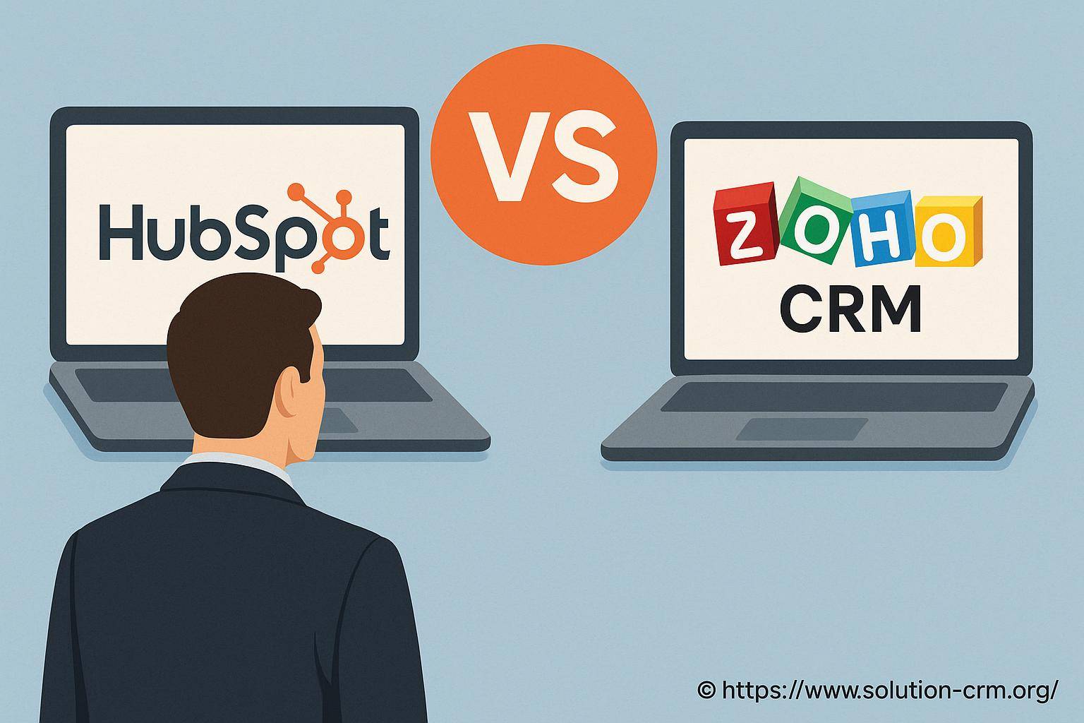 Comparatif hubspot vs zoho crm : quel logiciel crm choisir