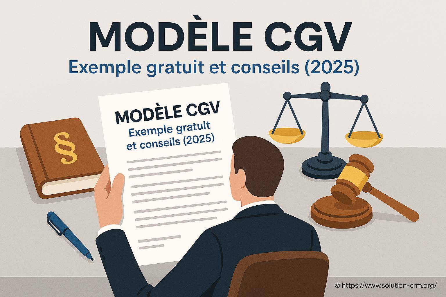 Modèle cgv personnalisable pour sécuriser vos conditions de vente