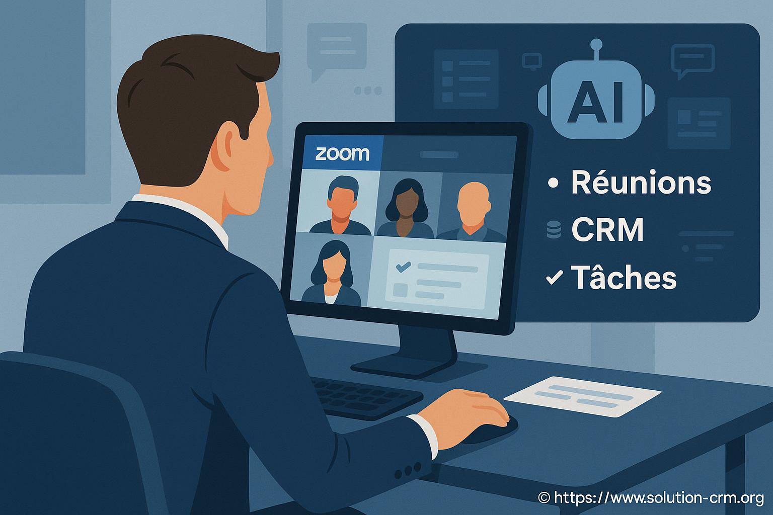L'ia de Zoom révolutionne la gestion des réunions, CRM et tùches