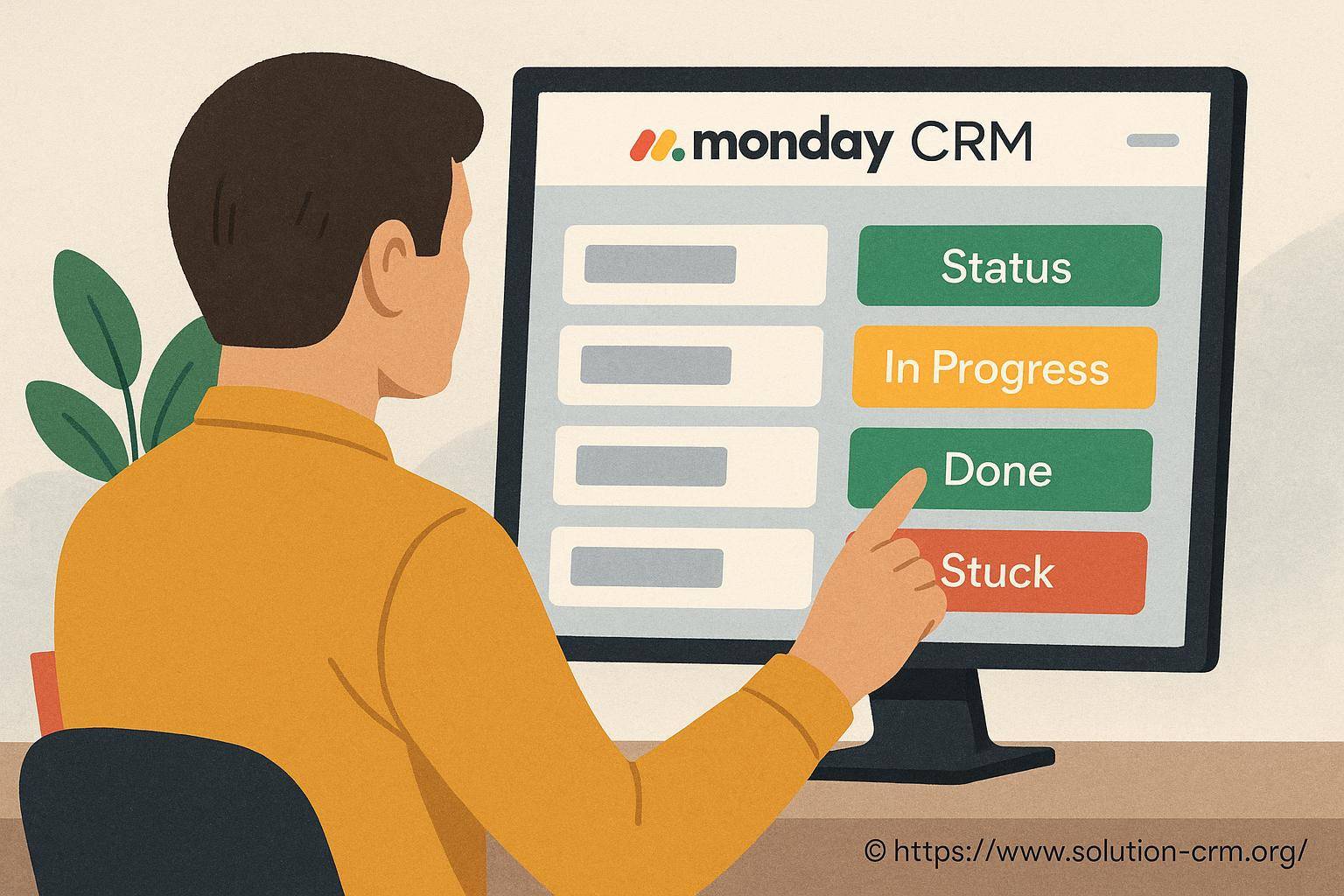 Monday CRM : comment utiliser la gestion des statuts efficacement
