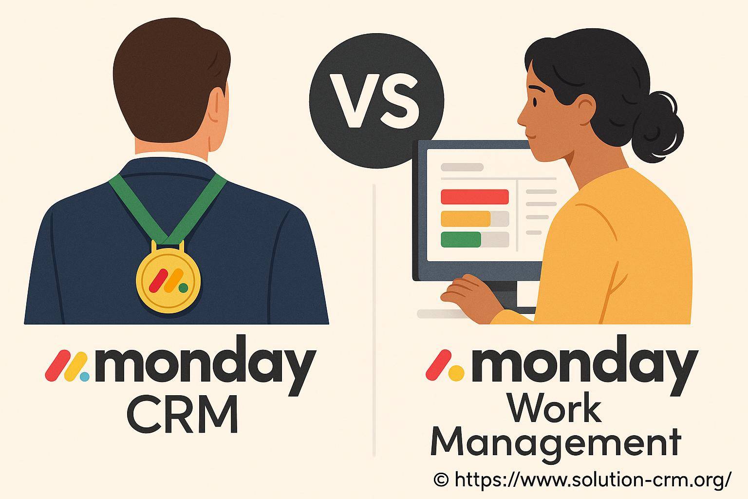 Monday crm vs Monday work management : quelles différences clés les distinguent