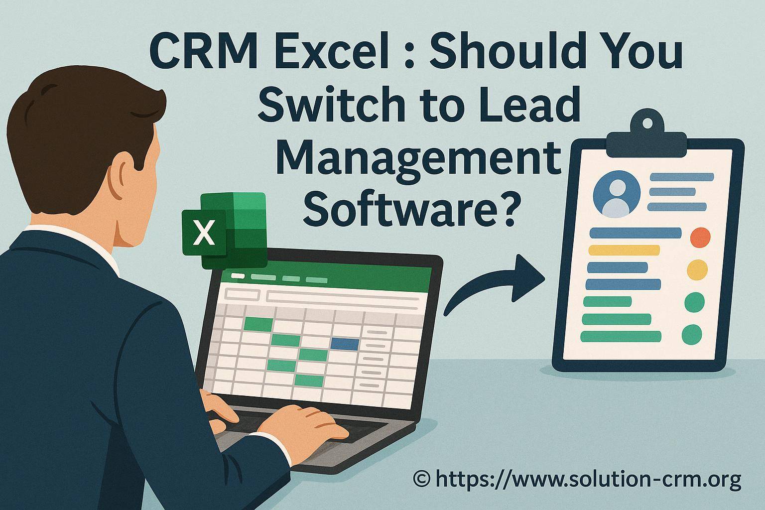 Crm excel : pourquoi passer à un logiciel de gestion des leads