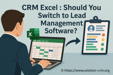 Crm excel : pourquoi passer à un logiciel de gestion des leads
