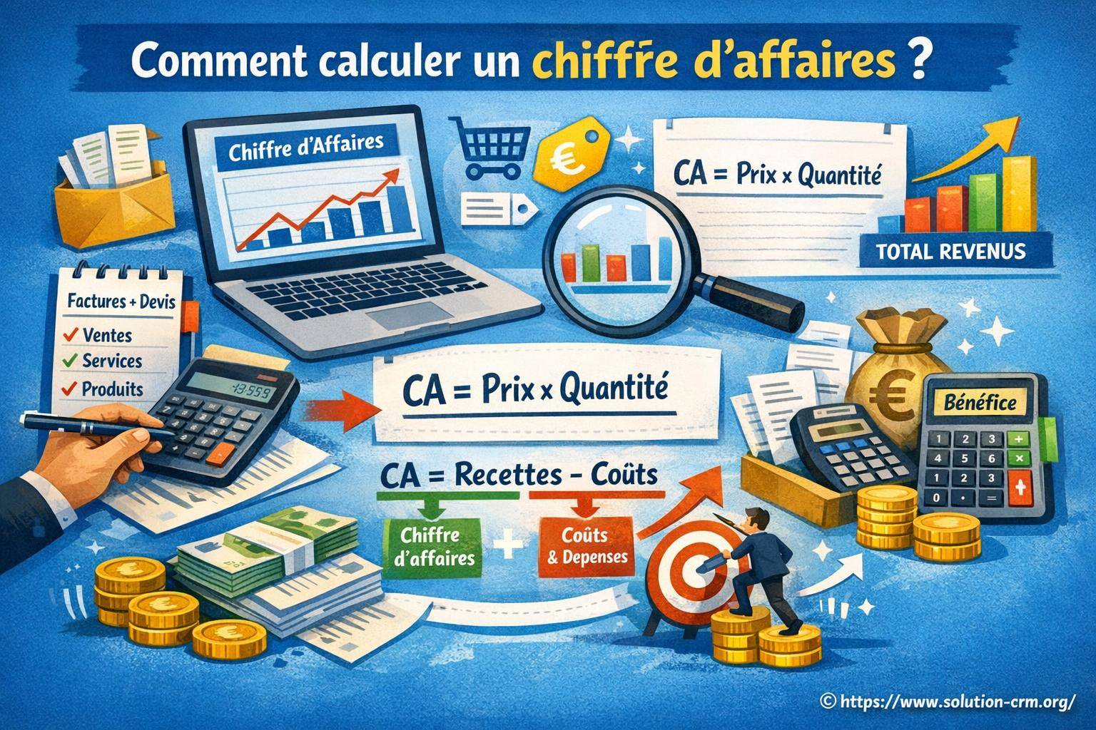 Comment calculer un chiffre d'affaires facilement et efficacement